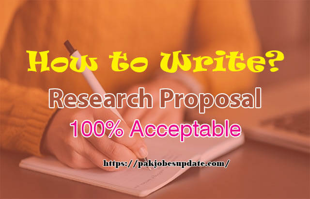 Writing a Research Proposal Complete Guide