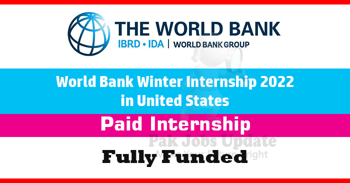 World Bank Winter Internship 2022 in USA | Paid