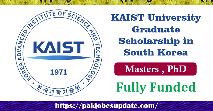 KAIST University Graduate Scholarship 2022 in South Korea | Fully Funded